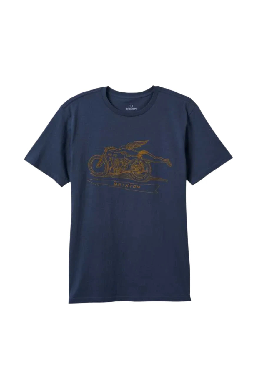 T-Shirt With Anime Art-20th Anniversary Flyer Tee | Washed Navy