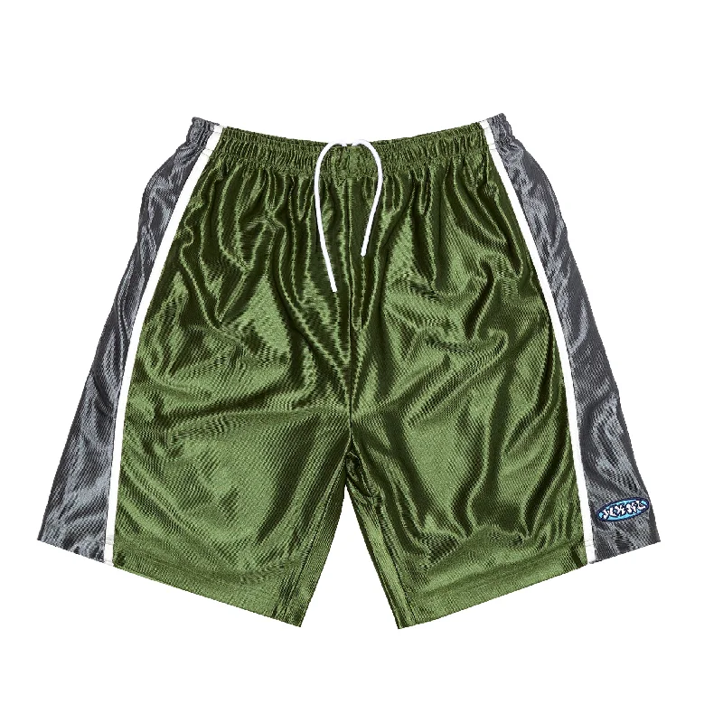 Shorts For Picnic Outings-44 Shorts - Forest Green Dazzle