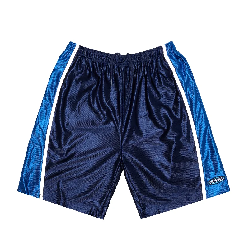 Shorts For Tailgate Fun-44 Shorts - Navy Dazzle