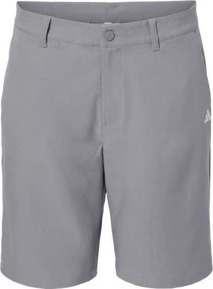 Shorts With Gig Posters-Adidas A2000 Golf Shorts - Gray Three