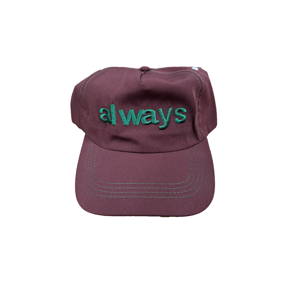 Premium Leather Cap Hat-Always Do What You Should Do Nylon Always Up Cap - Brown