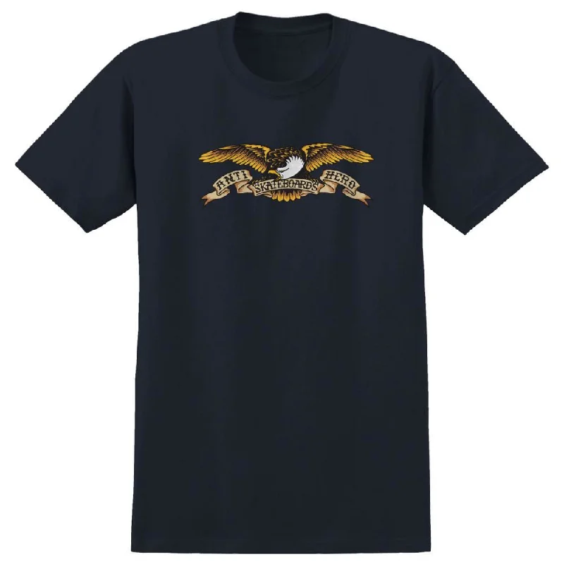 T-Shirt With Tech Humor-Anti Hero T-Shirt Eagle - Navy