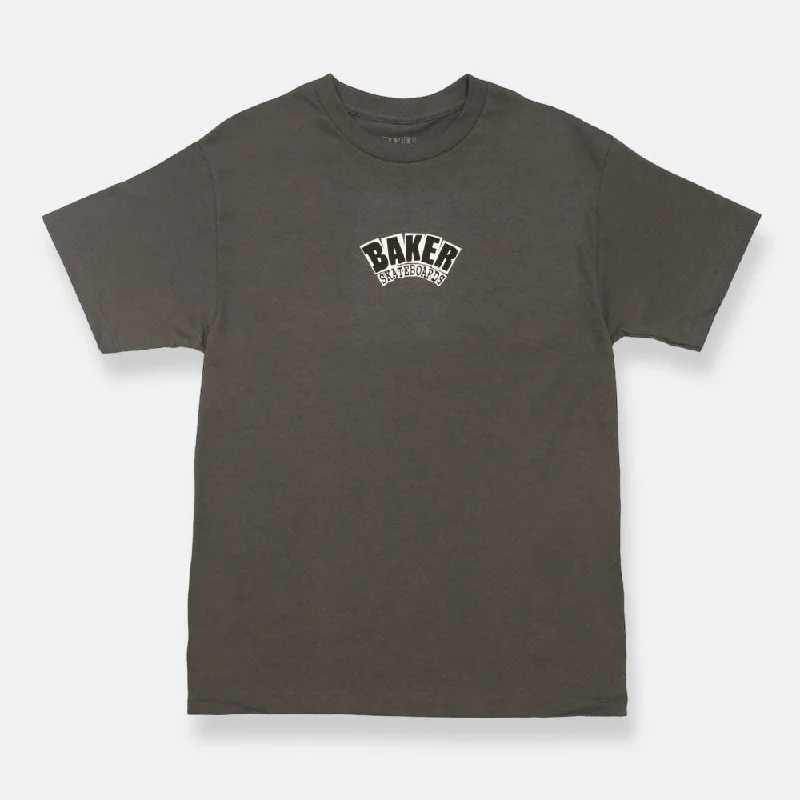 T-Shirt With Everyday Joy-Arch Tee Charcoal