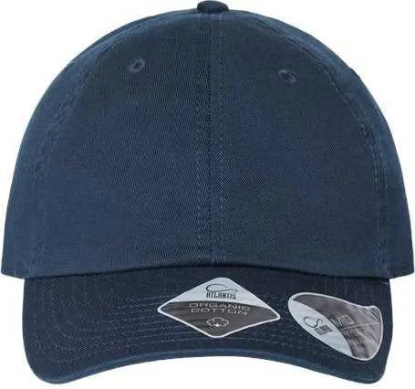 Water-Resistant Safari Hat-Atlantis Headwear FRASER Sustainable Dad Cap - Navy