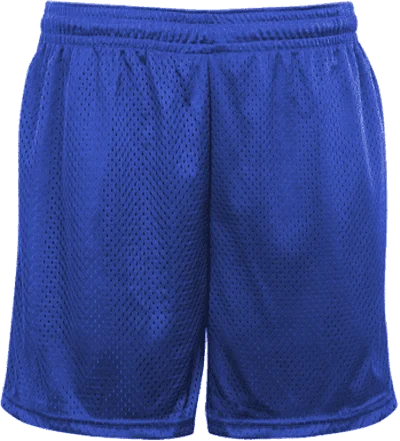 Shorts For State Pride-Badger Sport 722500 Mesh Tricot 5" Short - Royal