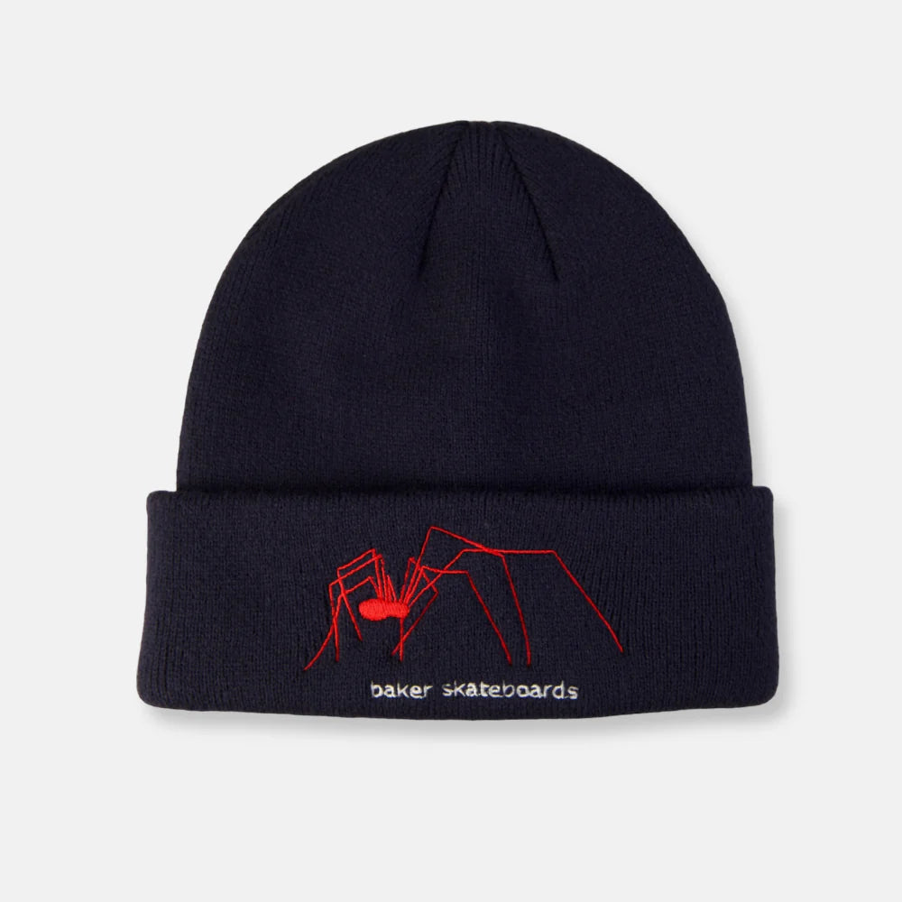 Soft Velvet Evening Hat-Baker Spiderman Beanie - Navy