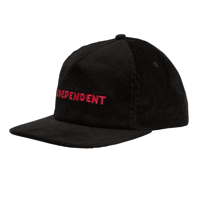 Suede Wide Brim Fedora Hat-Independent Beacon Snapback Unstructured Mid Hat Black OS Unisex