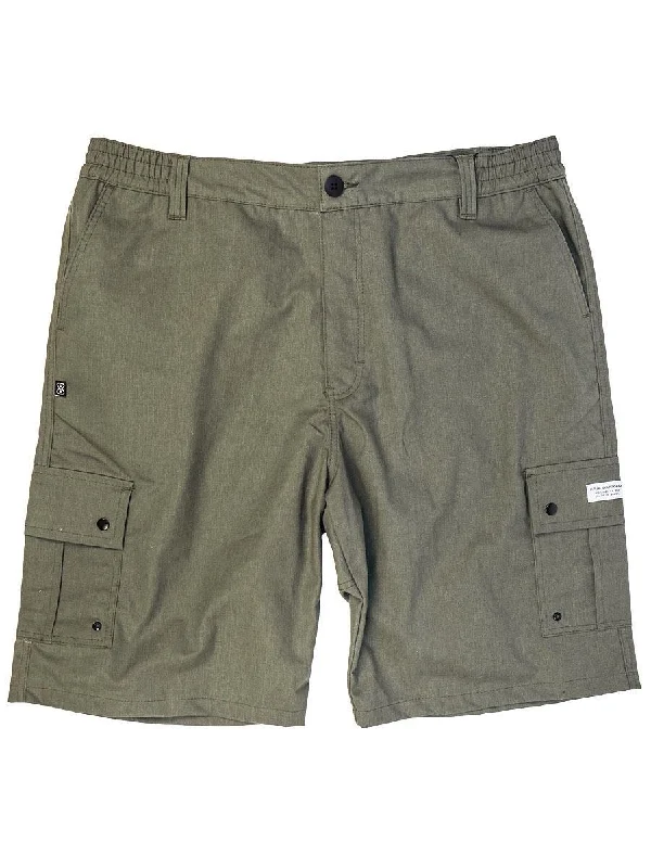 Shorts With Football Prints-Bermuda Cargo Future Stencil Verde