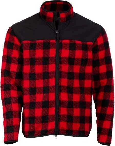 Boxercraft BM8102 Everest Peak Jacket - Red Buffalo Black