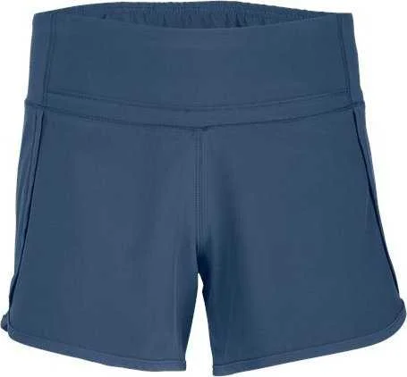 Shorts With Train Rides-Boxercraft BW6103 Women's Stretch Lined Shorts - Indigo