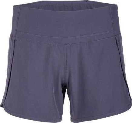 Shorts For Plane Trips-Boxercraft BW6103 Women's Stretch Lined Shorts - Mystic