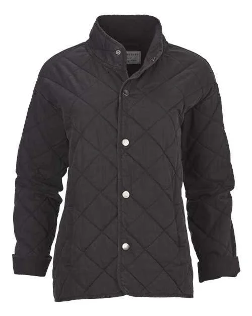 Boxercraft BW8102 Women's Quilted Market Jacket - Black