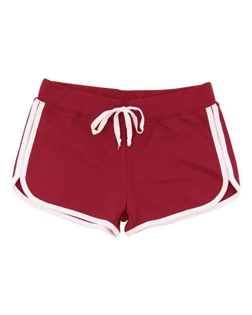 Shorts For Hippie Vibes-Boxercraft R65 Womens Relay Shorts - Red White