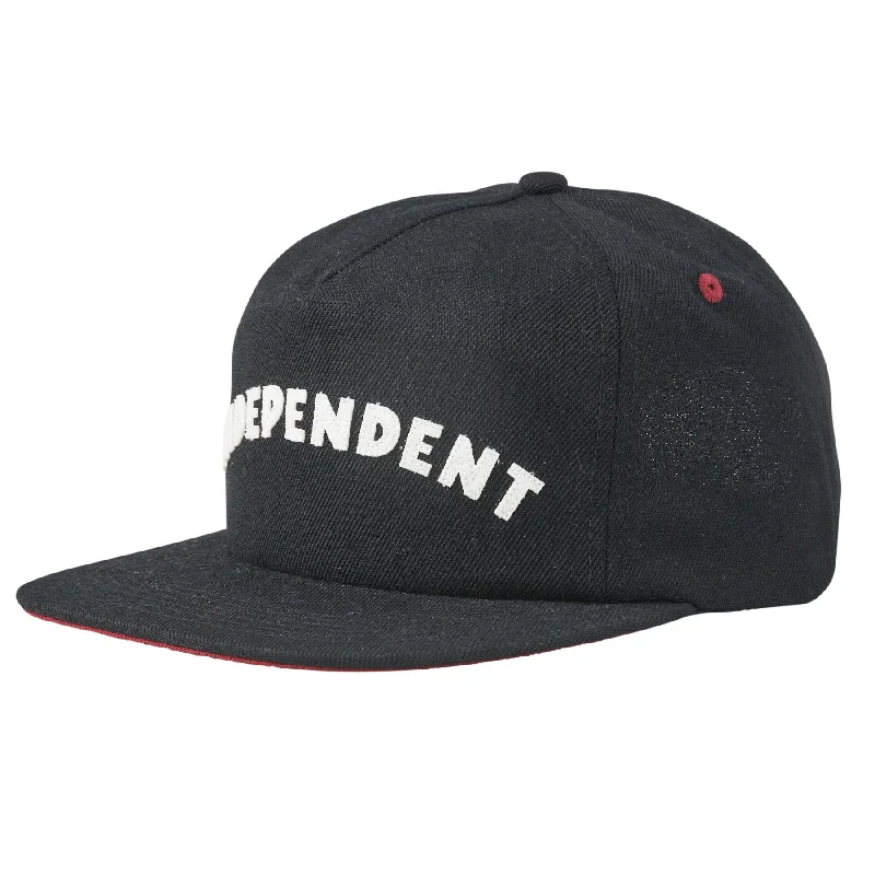 Faux Suede Rancher Hat-Independent Brigade Strapback Unstructured Mid Hat Black OS Unisex