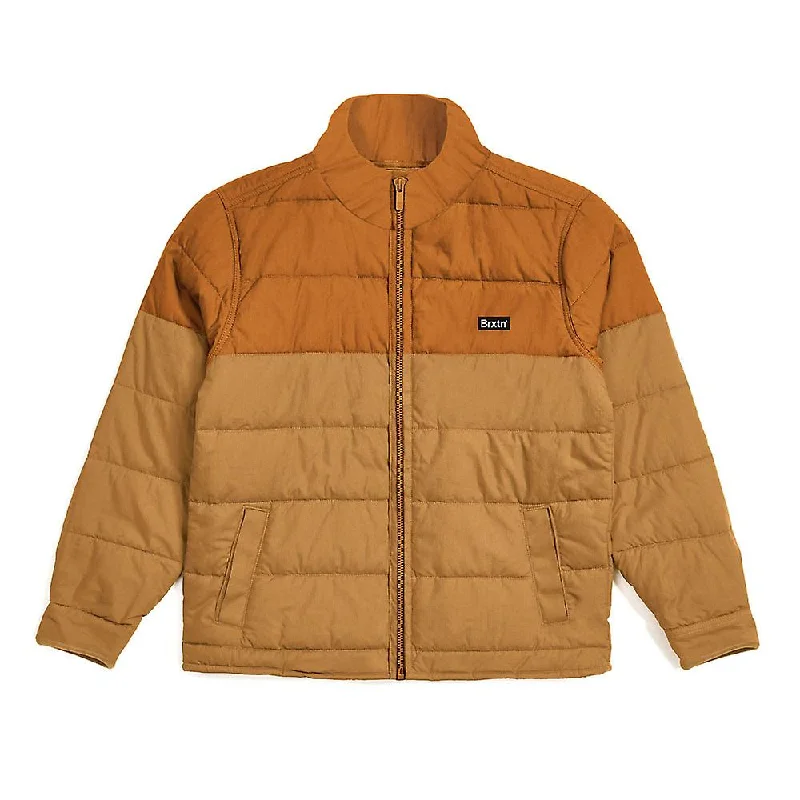 Brixton Cass Puff Jacket - Copper Washed