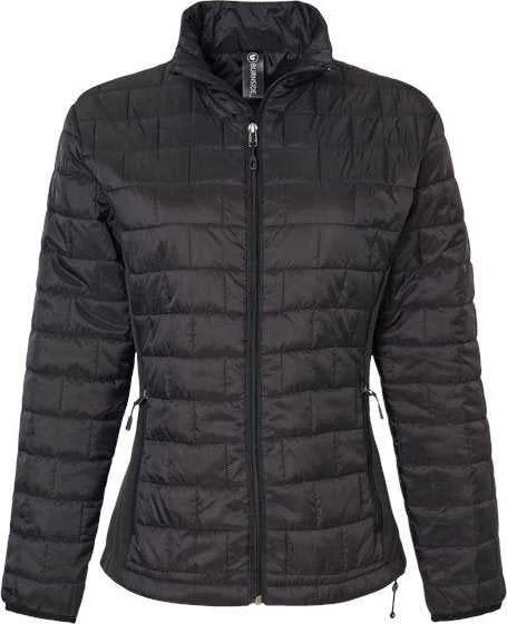 Burnside 5713 Women's Element Puffer Jacket - Black