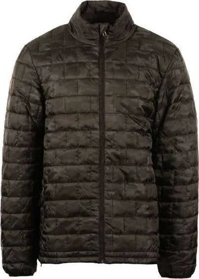 Burnside 8713 Elemental Puffer Jacket - Black Camo