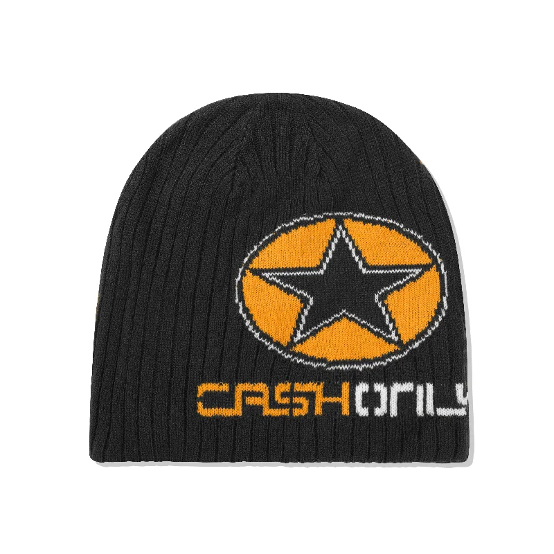 Mesh Ventilated Safari Hat-Cash Only All Weather Beanie - Black