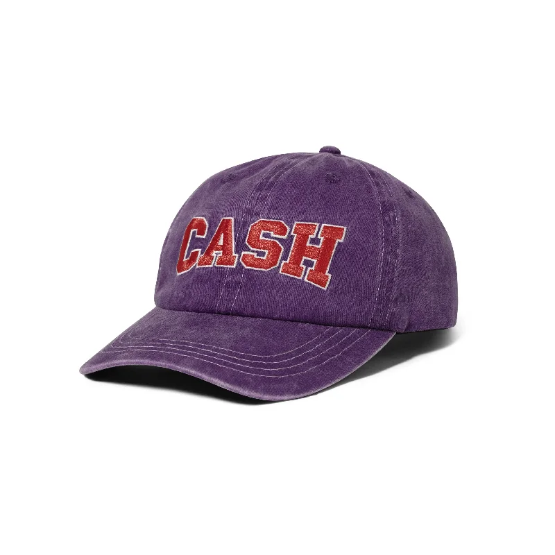 Casual Relaxed Fit Hat-Cash Only Campus 6 Panel Cap - Dusk