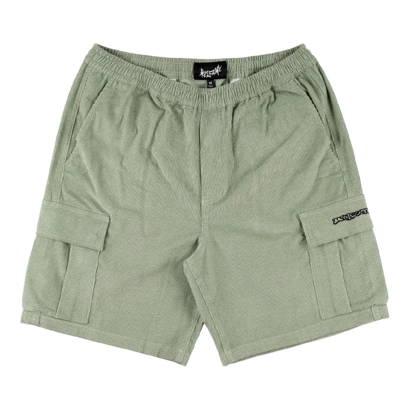 Shorts For Snow Play-Chamber Corduroy Cargo Shorts - Sage