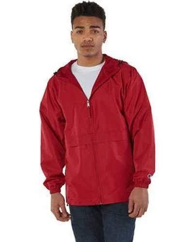 Champion CO125 Adult Full-Zip Anorak Jacket - Scarlet