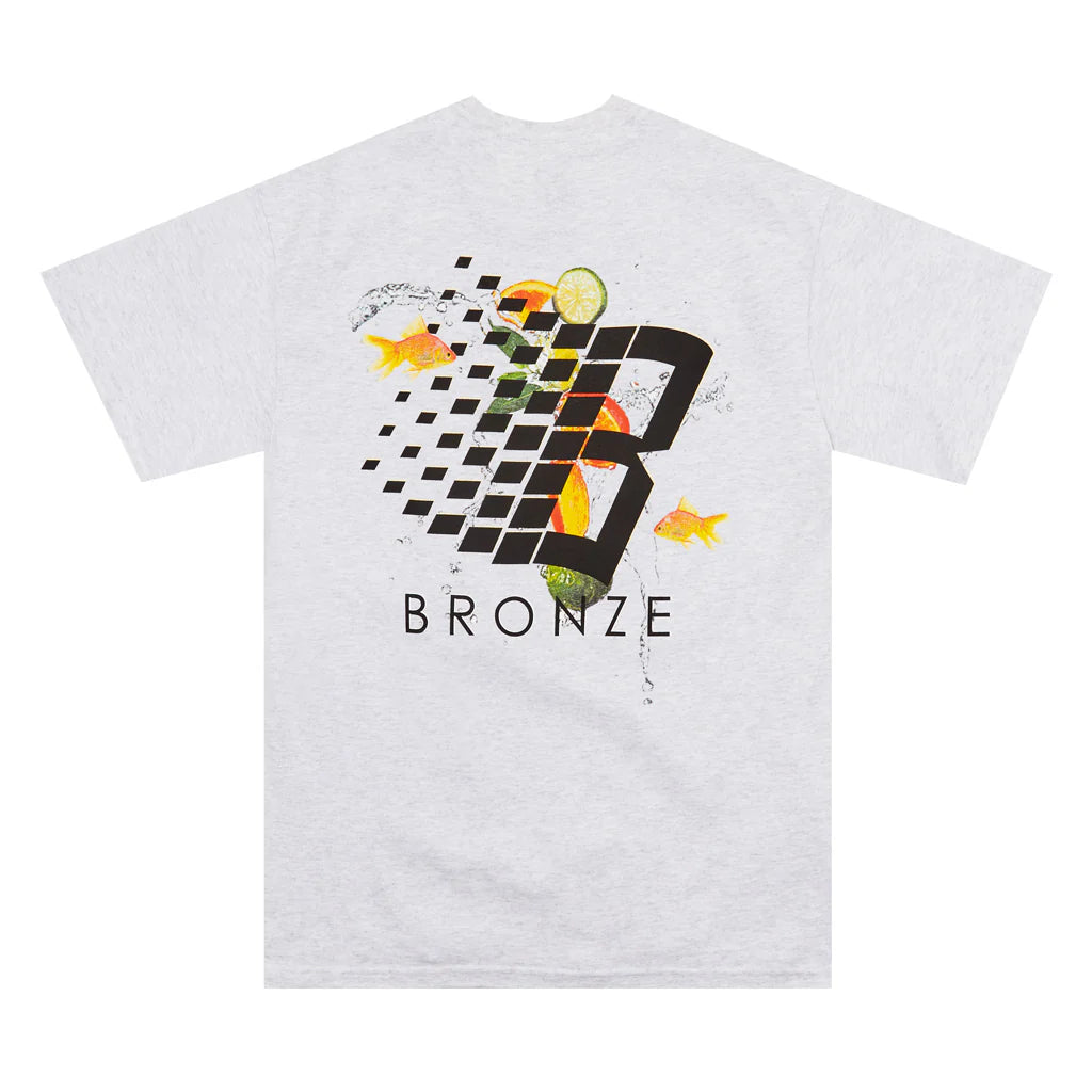 T-Shirt For Esports Teams-Citrus Logo Tee | Ash Grey