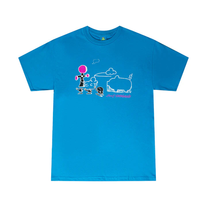 T-Shirt For Soccer Lovers-Cloud Land Tee | Turquoise