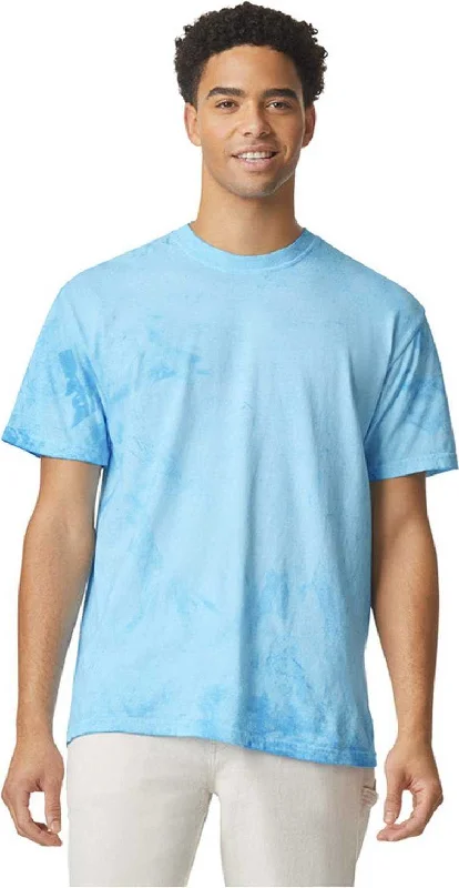 T-Shirt For Eclipse Chasers-Comfort Colors 1745 Colorblast Heavyweight Color T-Shirt Blast  - Fiji Blue