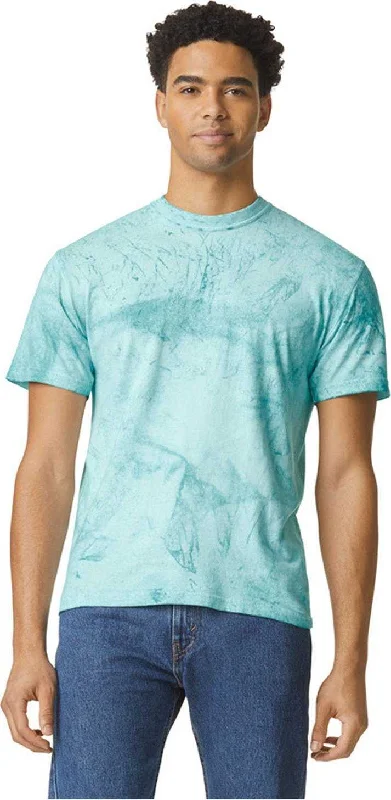 T-Shirt With Alien Designs-Comfort Colors 1745 Colorblast Heavyweight Color T-Shirt Blast  - Sea Glass