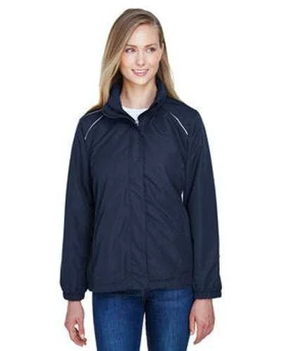 Core 365 78224 Ladies' Profile Fleece-Lined All-Season Jacket - Navy