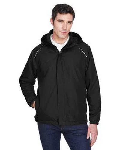 Core 365 88189T Men's Tall Brisk Insulated Jacket - Black