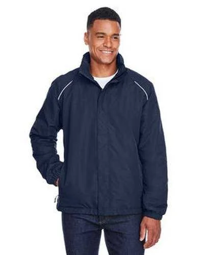 Core 365 88224 Men's Profile Fleece-Lined All-Season Jacket - Navy