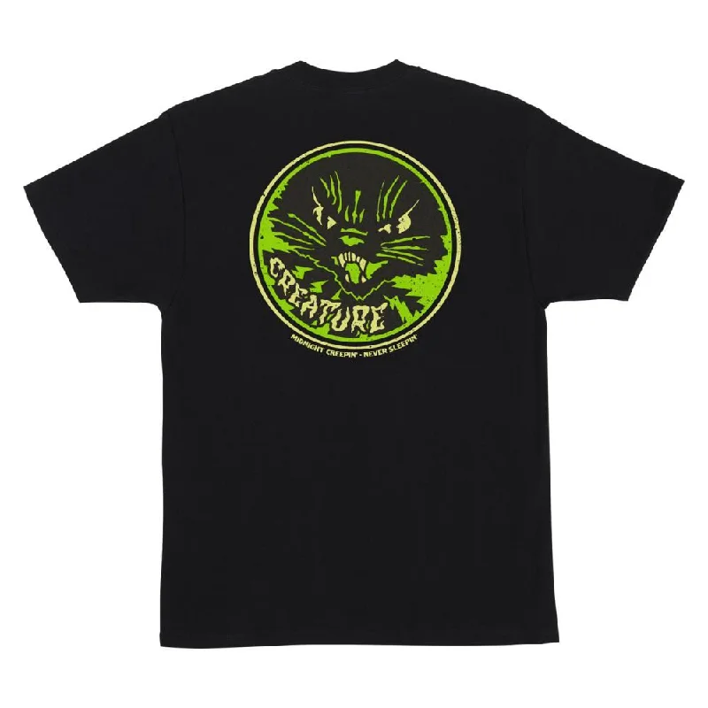 T-Shirt For Hippie Souls-Creature T-Shirt The Creeper - Black