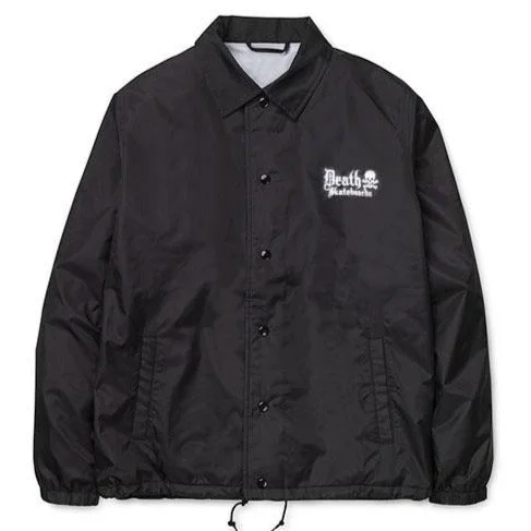 Death Skateboards Coach Jacket - Black