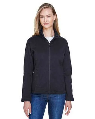 Devon & Jones DG793W Ladies' Bristol Full-Zip Sweater Fleece Jacket - Black