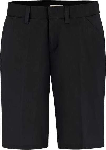 Shorts With Beach Sand-Dickies FR22 Women's Flat Front Shorts - Black