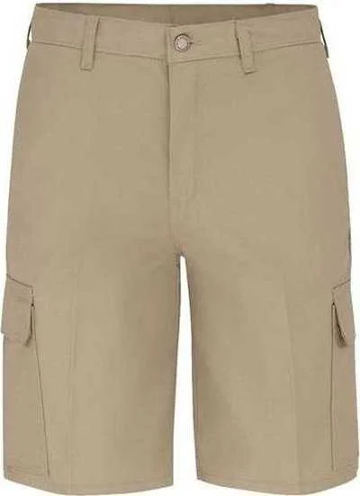 Shorts With BBQ Prints-Dickies LR00 11" Industrial Cargo Shorts - Desert Sand