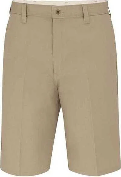 Shorts With Piano Keys-Dickies LR30 11" Industrial Flat Front Shorts - Desert Sand