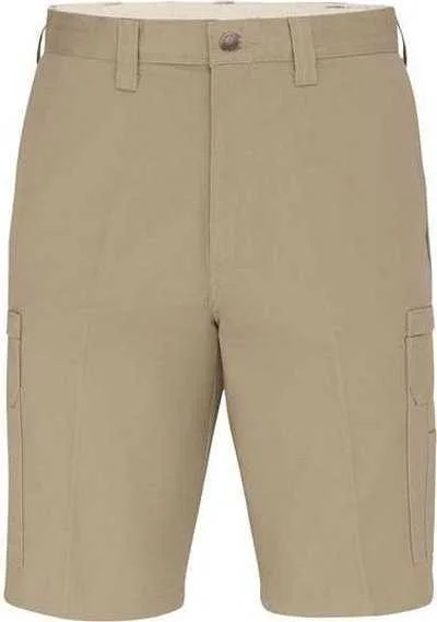 Shorts For Heritage Patterns-Dickies LR33 11" Industrial Cotton Cargo Shorts - Desert Sand