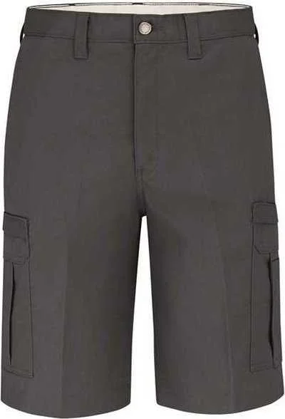 Shorts With Shark Art-Dickies LR42 Premium 11" Industrial Cargo Shorts - Dark Charcoal