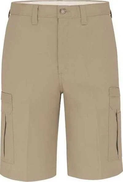 Shorts With Twitter Hype-Dickies LR42 Premium 11" Industrial Cargo Shorts - Desert Sand