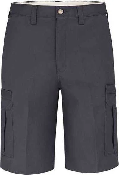 Shorts For Marathon Training-Dickies LR42EXT Premium 11" Industrial Cargo Shorts - Extended Sizes - Dark Navy