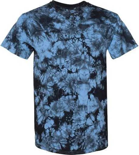 T-Shirt For Manga Readers-Dyenomite 20BCR Youth Crystal Tie-Dyed T-Shirt - Black Columbia