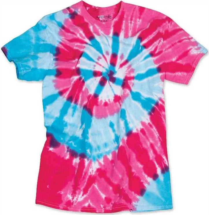 T-Shirt With Vinyl Art-Dyenomite 20BTY Youth Typhoon Tie Dye T-Shirt - Polynesia