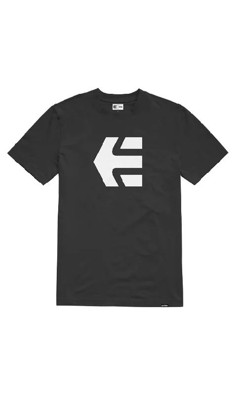 T-Shirt For Cat Naps-Etnies Icon Mens T-Shirt Black/White