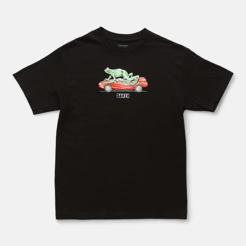 T-Shirt For Instagram Reels-Fast Car Black Tee