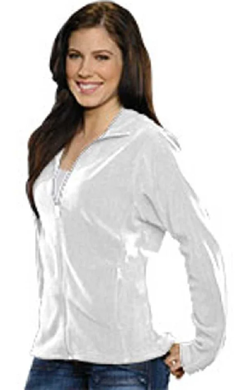 Featherlite 5301 Women's Microfleece Full-Zip Jacket - Winter White