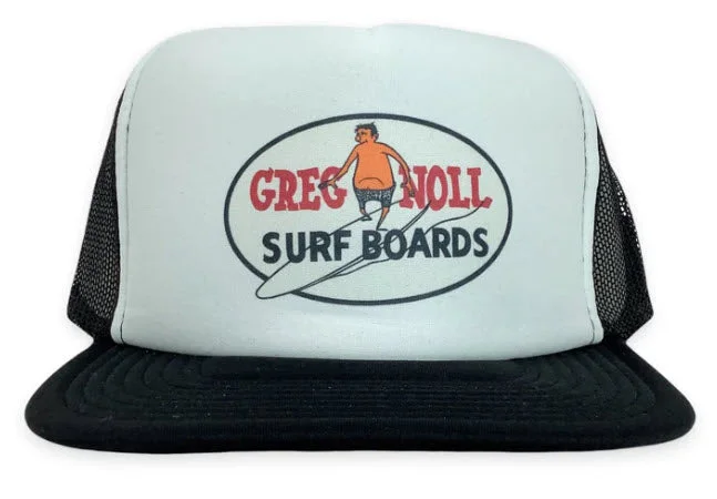 Classic Embossed Leather Hat-Greg Noll Fatman Trucker Hat