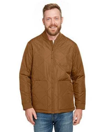 Harriton M715 Adult Dockside Insulated Utility Jacket - Duck Brown