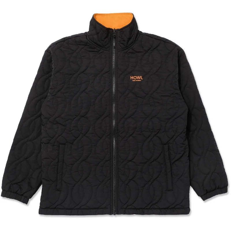 Howl Reversible Coaches Jacket Black Peach 2025